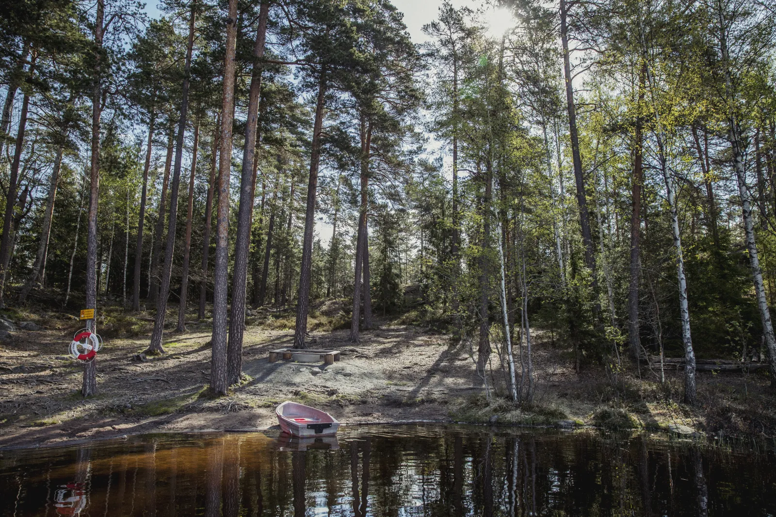 Bergsjöns badplats